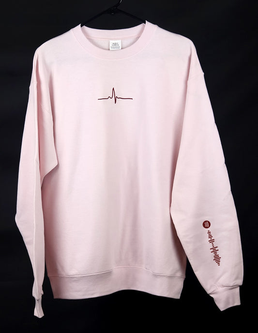 Pale Pink Music Heals Sweatshirt